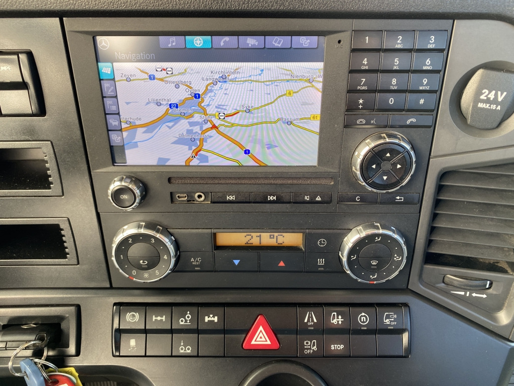 Haakarmsysteem vrachtwagen Mercedes-Benz 2543 L 6x2 / HIAB Multiflift Aufbau