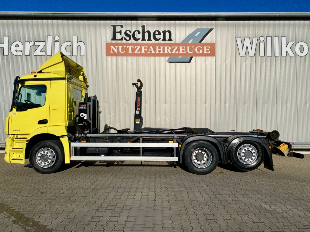 Haakarmsysteem vrachtwagen Mercedes-Benz 2543 L 6x2 / HIAB Multiflift Aufbau