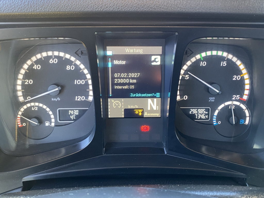 Haakarmsysteem vrachtwagen Mercedes-Benz 2543 L 6x2 / HIAB Multiflift Aufbau