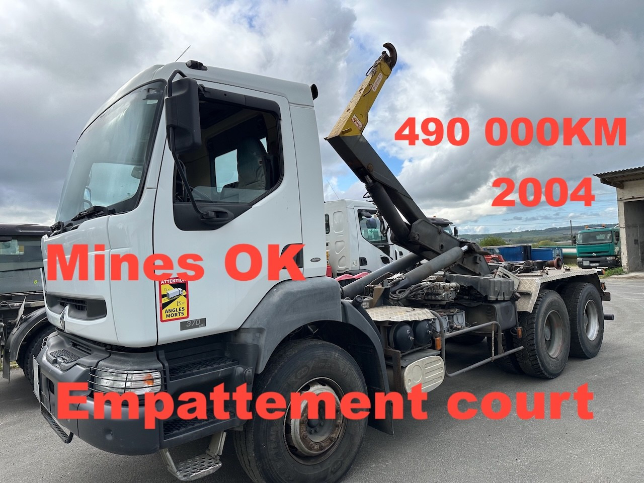 Haakarmsysteem vrachtwagen RENAULT KERAX 370 DCI