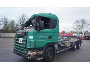 Haakarmsysteem vrachtwagen Scania 124-400 Manual 6x4 Hooklift 1998