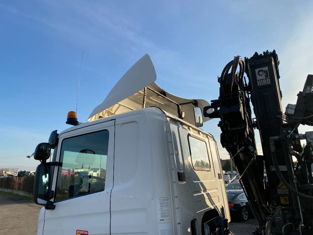 Haakarmsysteem vrachtwagen Scania P360/HYVALIFT/HIAB 144B a réparer