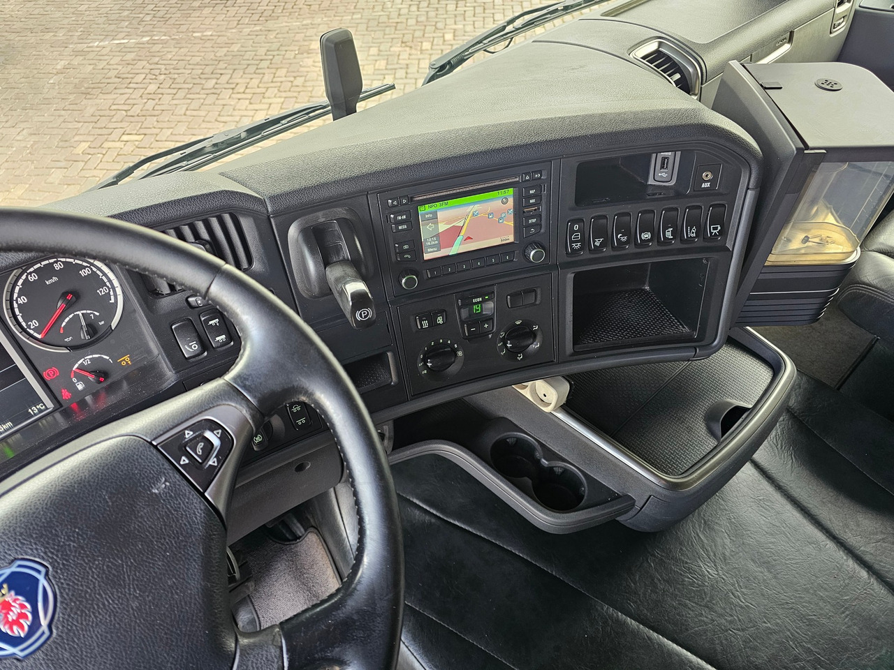 Haakarmsysteem vrachtwagen Scania R490 Highline 6x2