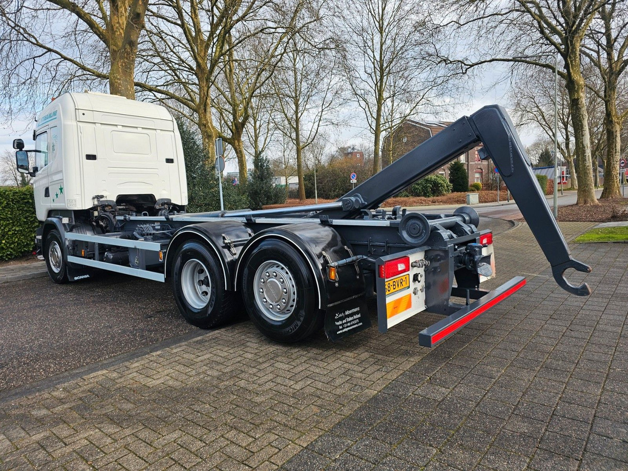 Haakarmsysteem vrachtwagen Scania R490 Highline Abrollkipper