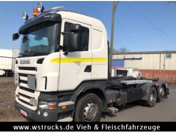 Haakarmsysteem vrachtwagen Scania R 440 Highline Hakenlift Meiler