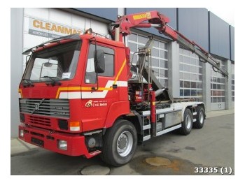 Terberg FL 1350 6x6, Palfinger 13 ton/m crane + Leebur 3 - Haakarmsysteem vrachtwagen