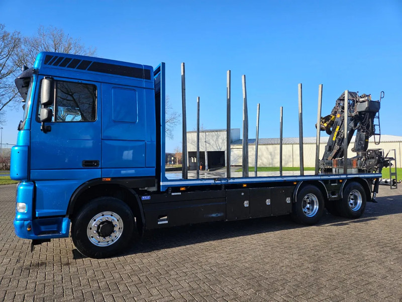 Houttransport Ginaf G 3131 F 6X4 Manual Hiab 135Z