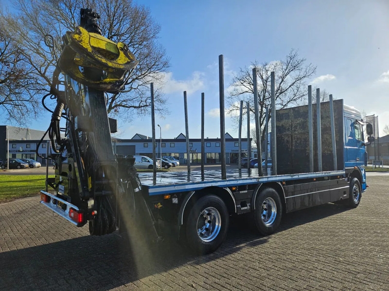 Houttransport Ginaf G 3131 F 6X4 Manual Hiab 135Z