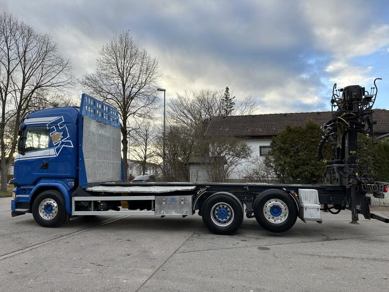 Houttransport Scania 6x2 Kurzholz LOGLIFT 125 ZT 93