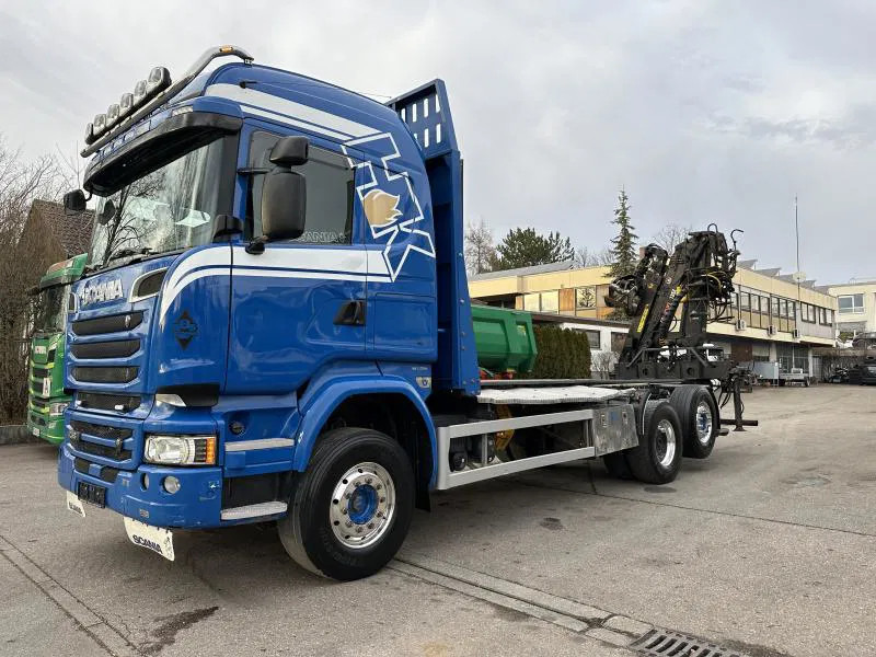 Houttransport Scania 6x2 Kurzholz LOGLIFT 125 ZT 93