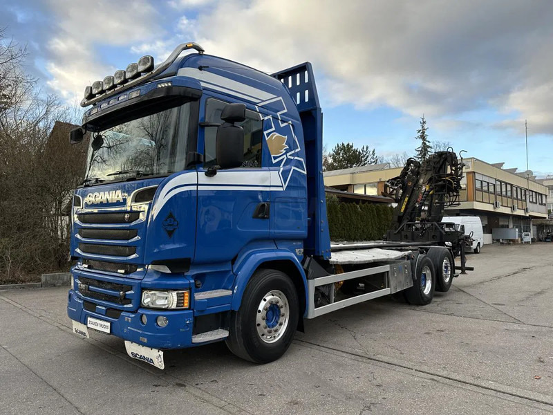 Houttransport Scania 6x2 Kurzholz LOGLIFT 125 ZT 93