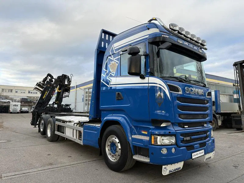 Houttransport Scania 6x2 Kurzholz LOGLIFT 125 ZT 93
