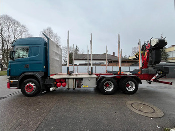 Houttransport Scania G480 *6x4*Blatt *Holz*Manual*Palfinger M12Z91*