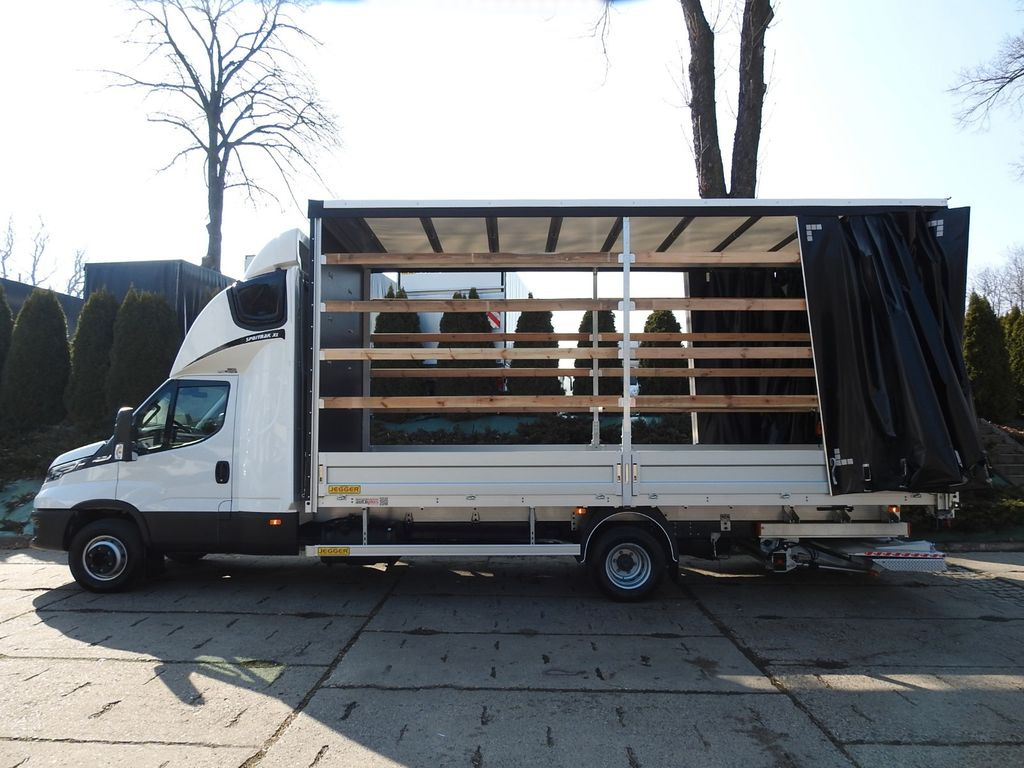 Nieuw Schuifzeilen vrachtwagen, Bestelwagen met dubbele cabine IVECO DAILY  72C180 NEUE PRITSCHE PLANE AUFZUG 14PALET: afbeelding 9