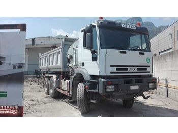Kipper vrachtwagen IVECO Eurotrakker 380E37 Con Gru ///: afbeelding 1