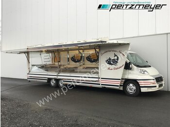 Zelfrijdende verkoopwagen IVECO FIAT (I) Ducato Verkaufswagen 6,3 m + Kühltheke, Fritteuse: afbeelding 2