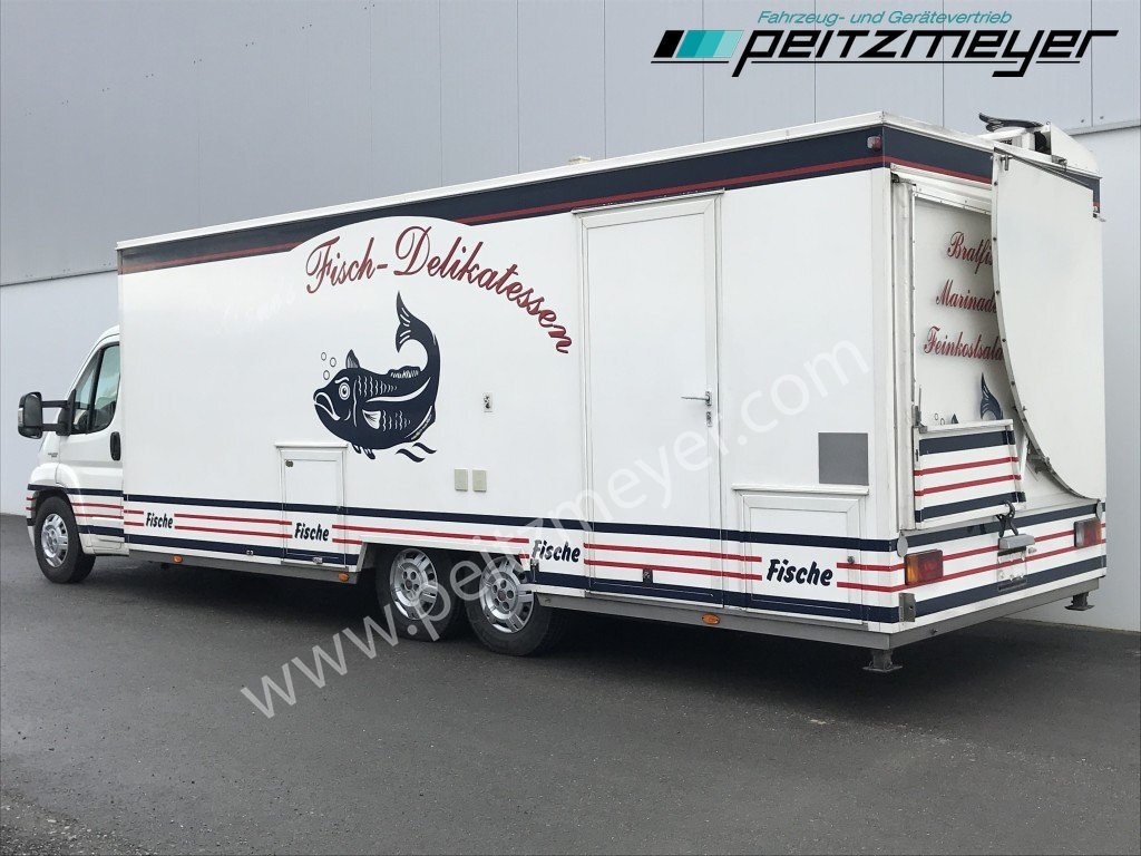 Zelfrijdende verkoopwagen IVECO FIAT (I) Ducato Verkaufswagen 6,3 m + Kühltheke, Fritteuse: afbeelding 4