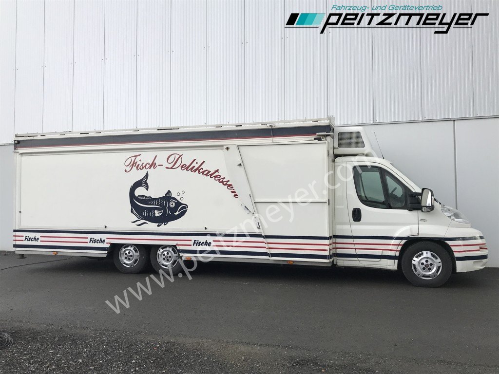 Zelfrijdende verkoopwagen IVECO FIAT (I) Ducato Verkaufswagen 6,3 m + Kühltheke, Fritteuse: afbeelding 32