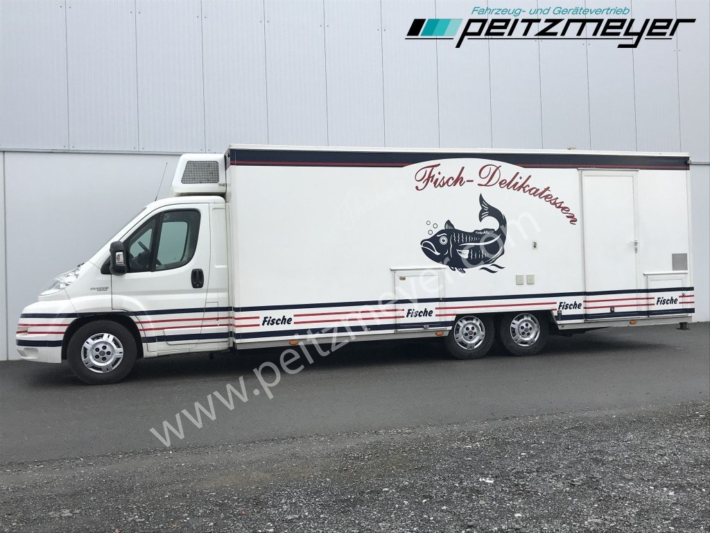 Zelfrijdende verkoopwagen IVECO FIAT (I) Ducato Verkaufswagen 6,3 m + Kühltheke, Fritteuse: afbeelding 6