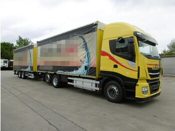 Drankenwagen vrachtwagen IVECO Stralis 460 Getränke kompl. Zug LBW Euro 6: afbeelding 1