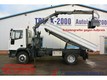 Kipper vrachtwagen, Kraanwagen Iveco 120E18 Meiller Kran 5.4m = 1.8t 5.+6.Steuerkreis: afbeelding 1