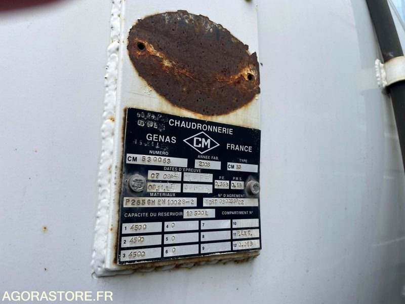 Vrachtwagen Iveco 190EL28 19t citerne - 2008 - 640748kms - export only