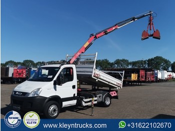 Kipper vrachtwagen Iveco 65C18 DAILY fassi f38a22: afbeelding 1