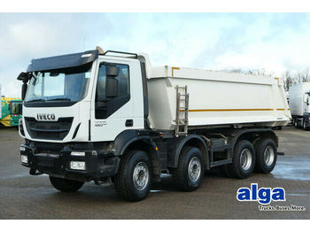Kipper vrachtwagen Iveco AD340T45/8x4/Schmitz 18 m³. Mulde/Klima/Schalter: afbeelding 1
