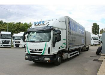Schuifzeilen vrachtwagen Iveco EUROCARGO 120EL22,+ trailer VAPP 2010, EURO 6: afbeelding 1