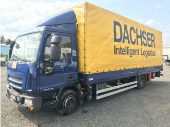 Schuifzeilen vrachtwagen Iveco Eurocargo 120E22 Euro 5 Pritsche un Plane: afbeelding 1