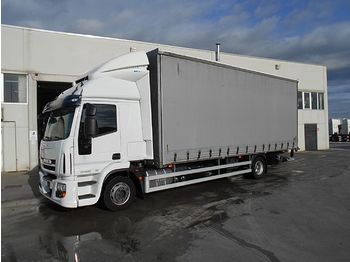 Schuifzeilen vrachtwagen Iveco Eurocargo 120E25 Centina + Sponda: afbeelding 1