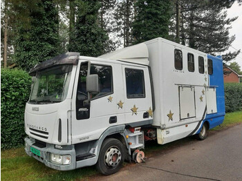 Paardenvrachtwagen Iveco Eurocargo 80.180pk 7 persoons.. 7 persoons cabine: afbeelding 1