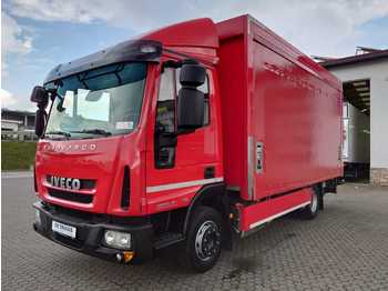 Schuifzeilen vrachtwagen Iveco Eurocargo ML120EL21 Getränkepritsche+LBW: afbeelding 1