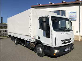 Schuifzeilen vrachtwagen Iveco Eurocargo ML75E16 Pritsche/Plane + LBW Euro 5: afbeelding 1