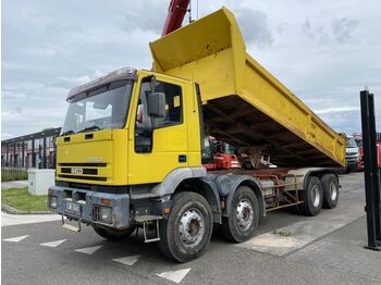 Kipper vrachtwagen Iveco Eurotrakker 340 E37 8X4 - MANUAL GEAR - FULL STE: afbeelding 1