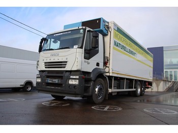 Koelwagen vrachtwagen Iveco STRALIS 270-GAS + LAMBERET 8.2M+D'Hollandia 3000kg: afbeelding 1