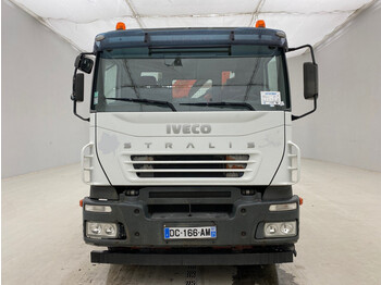 Kipper vrachtwagen, Kraanwagen Iveco Stralis 270: afbeelding 2
