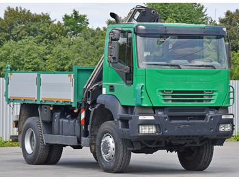 Kipper vrachtwagen, Kraanwagen Iveco Stralis 310 *HIAB 122 BS-2 HIDUO/FUNK *4x4: afbeelding 3