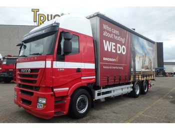 Schuifzeilen vrachtwagen Iveco Stralis 420 + Euro 5 + Retarder + Lift + 2 in stock!: afbeelding 1