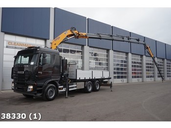 Vrachtwagen Iveco Stralis AS260S50 6x4 Euro 5 Copma 42 ton/meter Kran: afbeelding 1