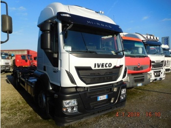 Containertransporter/ Wissellaadbak vrachtwagen Iveco Stralis AT 460: afbeelding 1