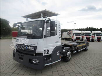 Containertransporter/ Wissellaadbak vrachtwagen - KAMAG WIESEL mit Sattelplatte: afbeelding 1