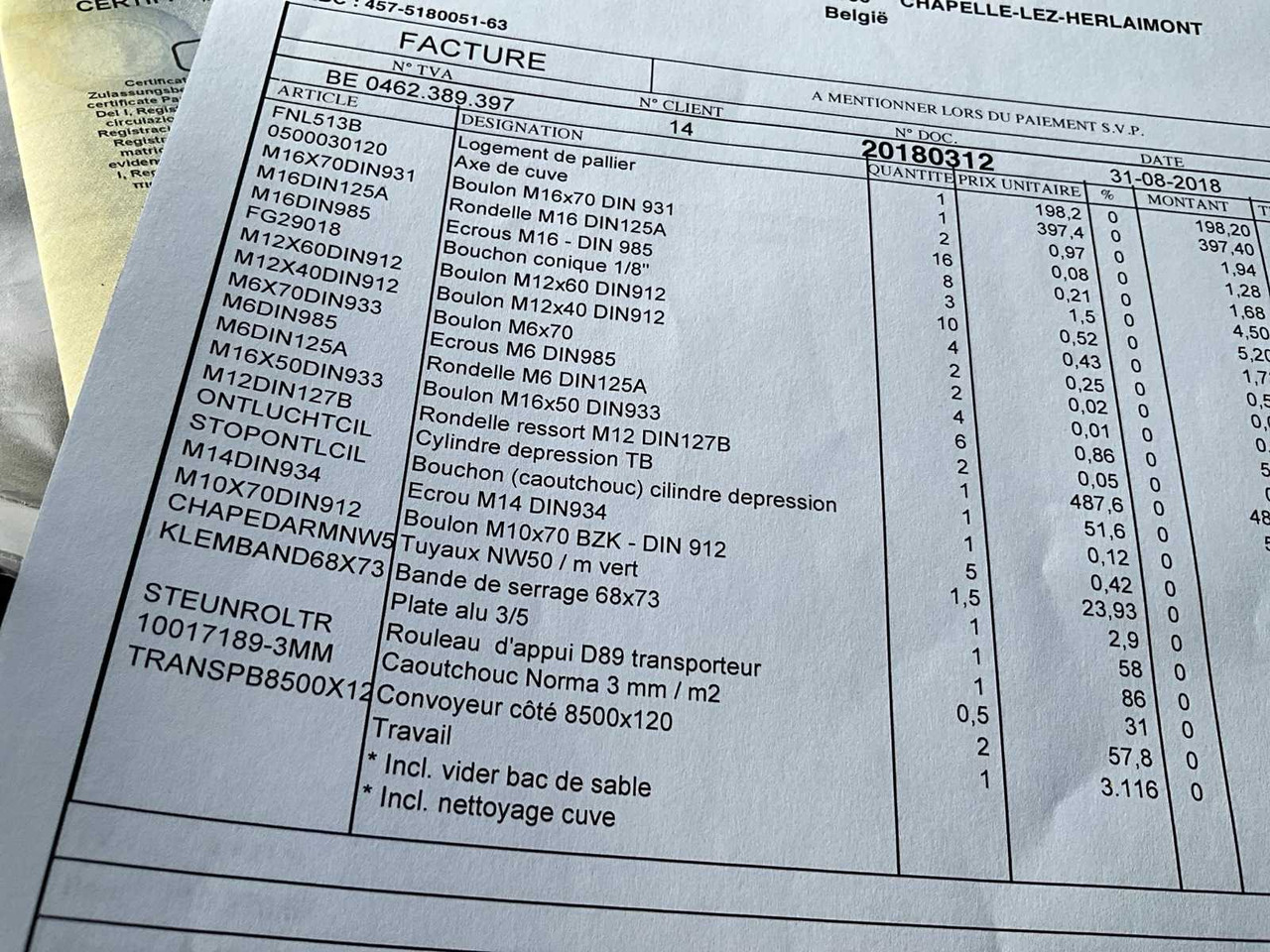 Vrachtwagen KWB P-393-STI-H3 CHAPEOPLEGGER