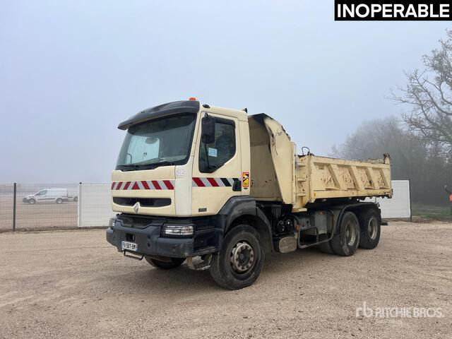 Kipper vrachtwagen 2003 Renault Kerax 370 DCI 6x4 Camion Benne 6x4 (Inoperable) T/A Dump Truck