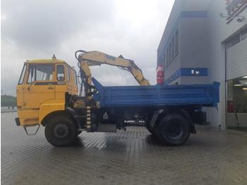Kipper vrachtwagen DAF 1800 1800 tipper with crane 4x4