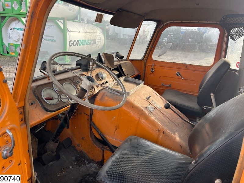 Kipper vrachtwagen DAF A1600 Manual, Steel suspension, PTO