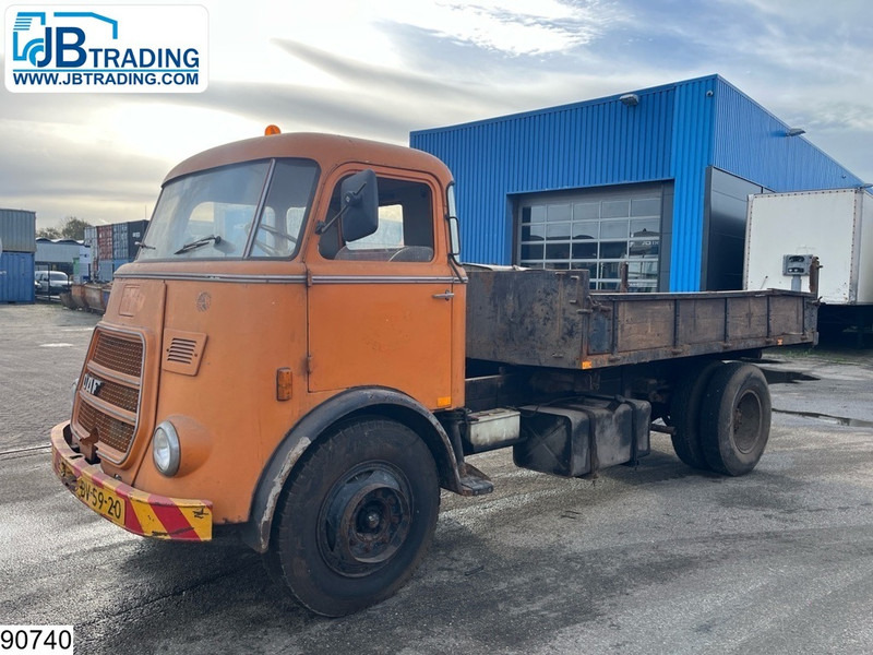 Kipper vrachtwagen DAF A1600 Manual, Steel suspension, PTO