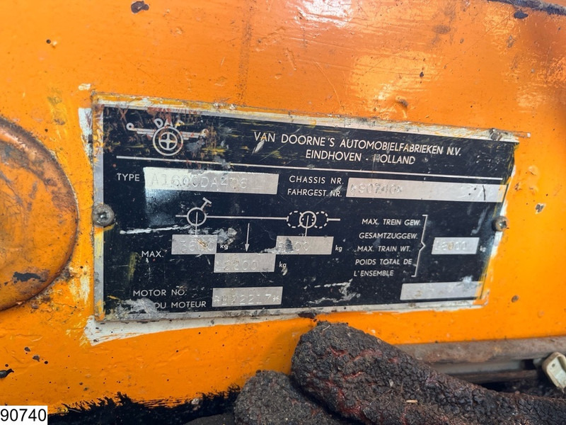 Kipper vrachtwagen DAF A1600 Manual, Steel suspension, PTO