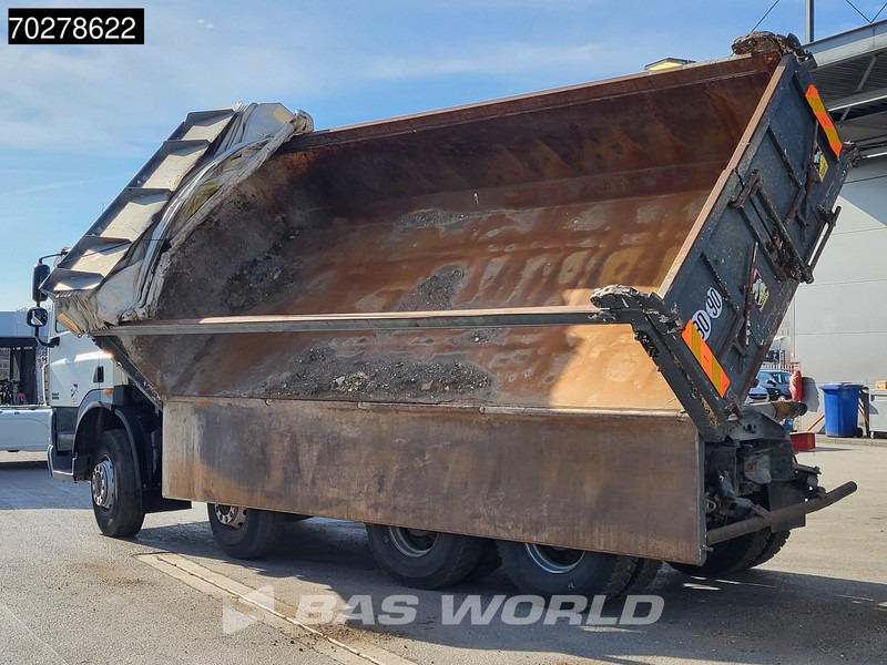Kipper vrachtwagen DAF CF85.410 8X4 13m3 Meiller 2-side tipper Big-Axle steel suspension Automatic Euro 4