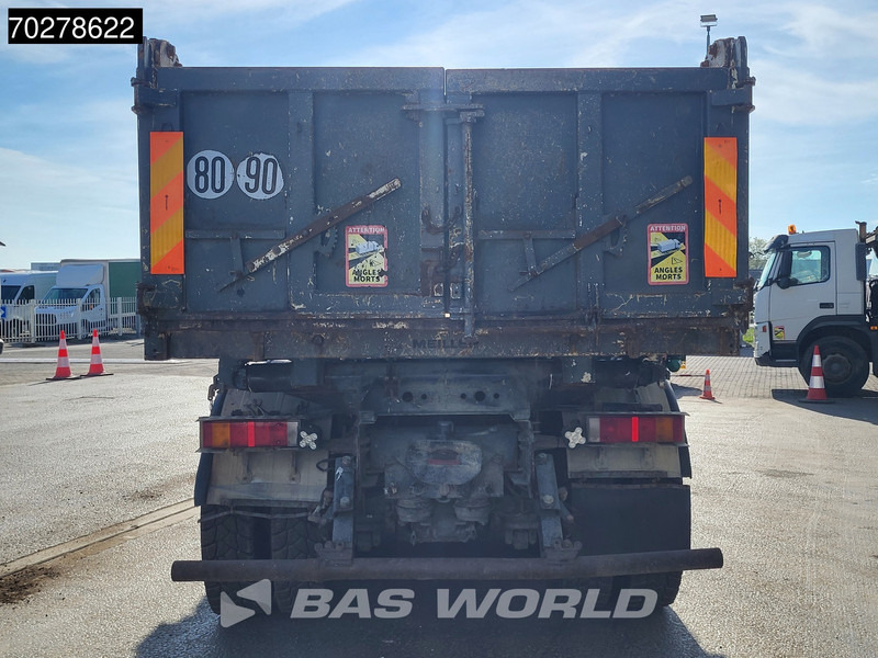 Kipper vrachtwagen DAF CF85.410 8X4 13m3 Meiller 2-side tipper Big-Axle steel suspension Automatic Euro 4